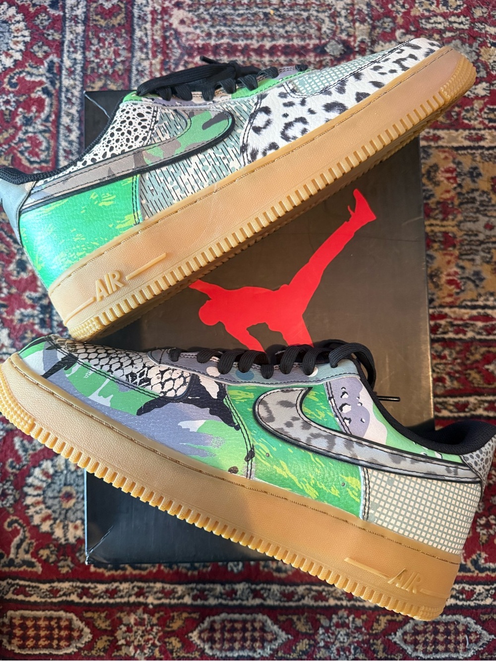 Nike Air Force 1 Low City of Dreams - Green Multi/Gum